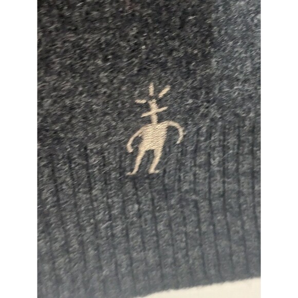 Smartwool Sweater Mens XL Heather Blue Merino Wool Blend 1/4 Zip Pullover - Picture 5 of 11